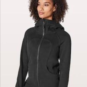 Lululemon black hoodie, full zip, size 8